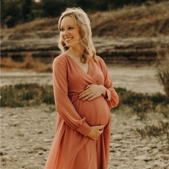 Maternity Maxi Dress - Picture 2 of 5